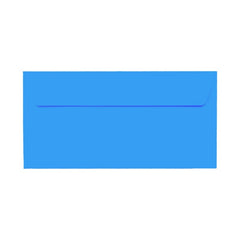 Plic color DL PC12A, albastru inchis, 120g/mp, 110x220mm, autoadeziv, set 25 buc