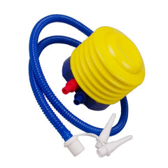 Pompa de picior, cu 3 adaptoare de valva, Air Step, Kaveny, Galben-Albastru