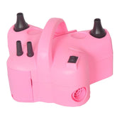 Pompa Electrica de Umflat Baloane, Kadeny, cu Doua Iesiri, 220V, Putere 600W, Accesorii petrecere, Roz