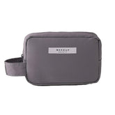 Portfard, Kadeny, cu Maner, Material Impermeabil, pentru Cosmetice, 16 x 11 x 7 cm, Gri