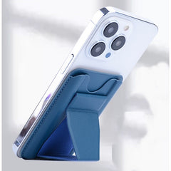 Portofel Kadeny MagSafe pentru carduri cu suport integrat, Albastru