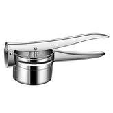 Presa Storcator pentru Fructe si Legume, Kaveny, Zdrobitor Manual, Inox, 3 Discuri Interschimbabile, Usor de Stors si de Curatat, Ergonomic, 26.5 x 9.8 x 9.5 cm Argintiu