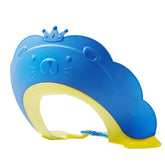 Viziera de Protectie Baie Pentru Copii, Fippy, Model Coronita Leu, Dimensiune ajustabila, Durabil, Usor de curatat, Impotriva Samponului, pentru Ochi si Urechi, TPE+PP, 21x20.5 cm, Albastru