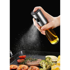 Pulverizator Ulei, Otet, Kadeny, din Sticla, 100 ml, Reincarcabil, 18.3 x 4.3 cm, Masura 90 ml, Capac Lucios, Auriu