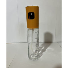 Pulverizator Ulei, Otet, Kadeny, din Sticla, 100 ml, Reincarcabil, 18.3 x 4.3 cm, Masura 90 ml, Capac Mat, Galben