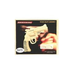 Puzzle lemn 3D - Pistol M19 Bulldog, 2 foi, Colorarte, A028-2