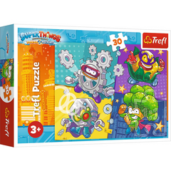 Puzzle carton 30 piese Trefl Super Things, 18278, 3+ ani