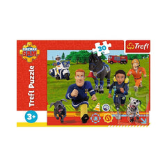 Puzzle carton 30 piese Trefl Fireman Sam, 18297, 3+ ani