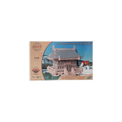 Puzzle lemn 3D - Casa asiatica Mi Zu Wu, 2 foi, CNX