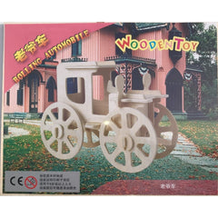 Puzzle lemn 3D - Caleasca, 2 foi, Colorarte