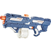 Pistol cu Apa pentru Copii, Rezervor 600ml, Kaveny, 14ani+, cu baterie 1500mAh, Electric Burst, Albastru/Alb, 1000ML
