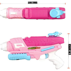 Set 2x Pistol cu Apa pentru Copii, Rezervor, Pentru Piscina/Plaja, Kaveny, 6ani+, Roz + Albastru, 600 ML