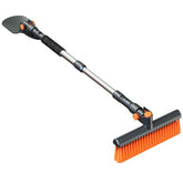 Racleta Auto pentru Zapada cu Doua Capete, Kadeny, Dezapezire Masina, cu Maner Lung, Ergonomica, Detasabila, pentru Geamuri si Caroserie, Usor de Utilizat, 48 cm- 78 cm, Gri inchis