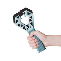 Racleta Auto pentru Zapada cu un Capat, Kadeny, Universala, Deszapezire Masina, cu Maner, Ergonomic, Detasabila, pentru Geamuri si Caroserie, Usor de Utilizat, 23.5x4.3 cm, Albastru