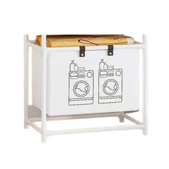 Cos de Rufe, Kadeny, 1 Cos, Cadru de Otel Inoxidabil, 97 x 44 x 57 cm, Alb