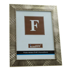 Rama foto No.K111, PVC, 15x20cm, auriu/auriu deschis