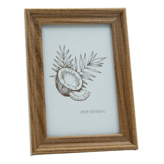 Rama foto No.K115, PVC, 10x15cm, maro natur