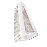 Razatoare de bucatarie cu cutie colectoare Kaveny, doua tipuri de lame, carcasa inox si ABS, design practic, alb