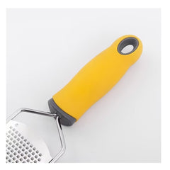 Razatoare manuala Kaveny, perie inclusa, Inox, usor de utilizat, 31x6.7 cm, Galben