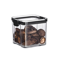 Recipient din Plastic, Kadeny, pentru Alimente/Obiecte, Inchidere Ermetica, 10.2 x 9.8 cm, 700 ml, Transparent