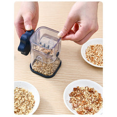 Dispozitiv de Zdrobit, Kadeny, pentru Alune, Nuci, Ciocolata, Manual, din ABS, 10 x 7.2 cm, Albastru