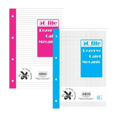 Rezerva caiet mecanic Pigna, 50 file, matematica