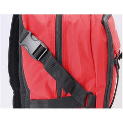 Rucsac de Baschet Multifunctional, Kadeny, pentru Calatorie, Sport, Scoala, cu Compartiment pentru Pantofi si Minge, 32 Litri, 45x32x22 cm Rosu-Negru
