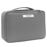Geanta de Calatorie, Kadeny, pentru Cosmetice si Articole de Toaleta, Material Impermeabil, 2 in 1, Portfard Interior Detasabil, 23 x 16 x 8 cm, Gri