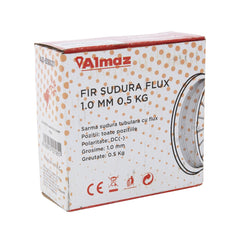 Sarma de sudura Almaz, cu flux, Ø1.0mm, greutate 0.5 Kg