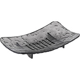 Savoniera din Plastic Kadeny, 11 x 8 cm, cu Scurgere Apa, Design Modern, Gri