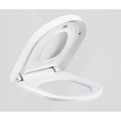 Capac de Toaleta cu Reductie 2 in 1, Kaveny, pentru Copii si Adulti, Coborare Lenta si Silentioasa, Instalare Usoara, din PP5 , in Forma de U, Alb