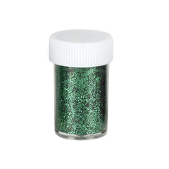 Sclipici decorativ pulbere, verde, set 12 buc, Colorarte