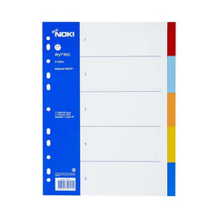 Separator plastic Noki 59115, A4, set 5 culori