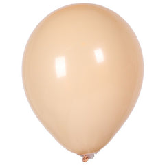 Set 10 Baloane din Latex, Kaveny, Model Party, 30 cm, 5x Maro, 5x Bej, 2.8 g