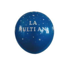 Set 10 Baloane din Latex, Kaveny, Model Party, Print Aniversare La Multi Ani, 23 cm, Albastre