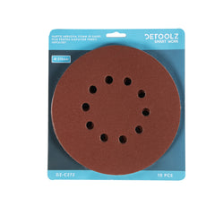 Set 10 hartie abraziva P120 10gauri 215mm