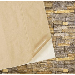 Set 10 Placi Tapet 3D, Kaveny, 70 x 77 cm, Grosime 3 mm, din Polietilena, Model Caramida, Suprafata acoperita 5.3 mp, Piatra Rosie