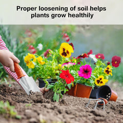 Set 10 Unelte de Gradina, Kadeny, pentru Plantare Prelucrare Sol si Ingrijire Plante, Manere Portocalii, Material PVC si Otel Inoxidabil, Cutie Inclusa, 37x28x7 cm, Negru