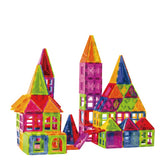 100-piece magnetic building block set, Kaveny, magnetic bricks, large, geometric shapes, 3 years old, ABS, magnets, 27.5*21.5*17 cm, multi-color