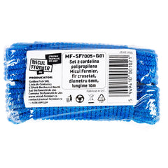 Set 2 cordelina polipropilena Micul Fermier, fir crosetat, diametru 6mm, lungime 10m