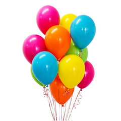 Set 25 Baloane din Latex, Kaveny, Model Party, 13 cm, Multicolore, 1 g