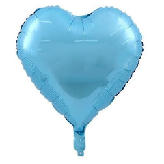 Set 3 Baloane din Folie Metalizata, Kaveny, Figurine Picior 46x79 cm, Inima 45cm, Stea 45cm, Model It's a Boy, Tema Gender Reveal, Ambalaj Individual, Pai Inclus, Umflare cu Aer sau Heliu, Albastru