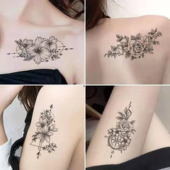 Set 30 Tatuaje Temporare, Kaveny, pe Baza de Apa, Model 4, Negru