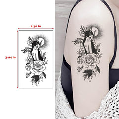 Set 30 Tatuaje Temporare, Kaveny, pe Baza de Apa, Model 4, Negru