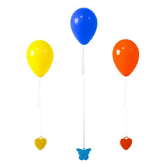 Set 4 Greutati pentru Baloanele cu Heliu, Kaveny, 60 grame, 15 grame fiecare, Plastic, Forma Inima, Multicolor