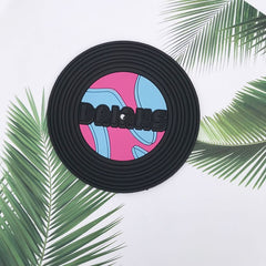 Set 5 Suporturi pentru Pahare, Filppy, din PVC, Diametru 9 cm, Rezistent la Caldura, Multicolor