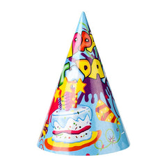 Set 6 Coifuri Happy Birthday, Kaveny, Modele Diverse, pentru Petrecere, Tematica Aniversare, Multicolor