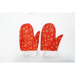 Set Costum de Mos Craciun, Kadeny, rosu, pentru adulti, catifea, 5 piese