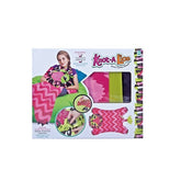 Set de creatie DIY, Kaveny, patura de tricotat multicolor