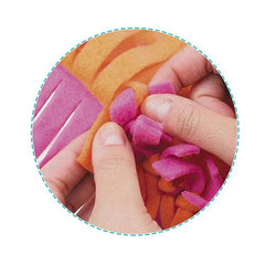 Set de creatie DIY Kaveny, tesut si tricotat, patura 6+ ani, multicolor